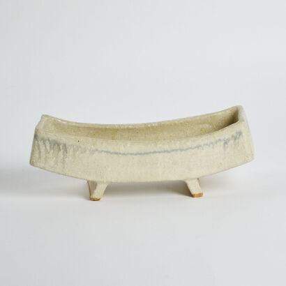 A Mid-Century Studio Pottery Ikebana Bowl