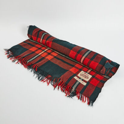 A Moereica Margaret Rose Tartan Blanket