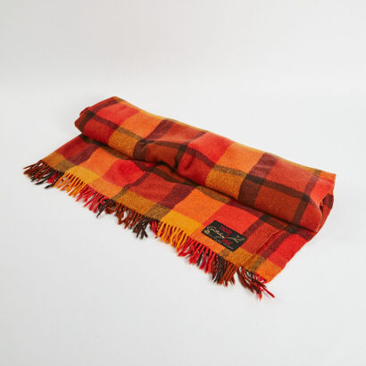 A Canterbury Robyn Wul Tartan Blanket