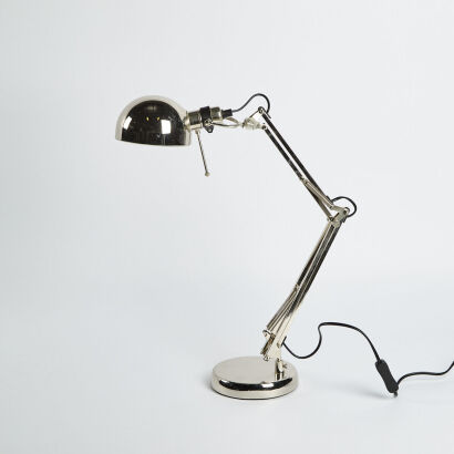 A Chrome Anglepoise Style Desk Lamp