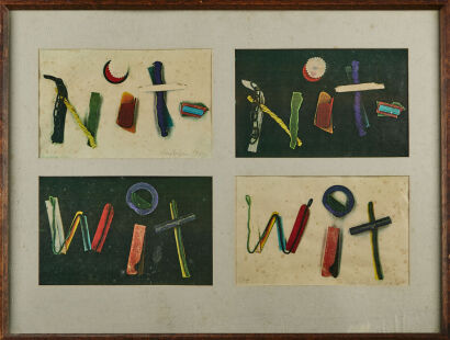 Paul Hartigan "Nit Wit" Four Photographic Coloured Images