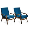 A Pair of Fred Lowen Fler Lounge Chairs - 2