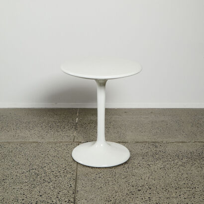 A White Tulip Side Table