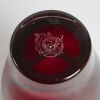 A Large Paloma Picasso Red Glass Vase For Villeroy And Boch - 2