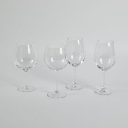 A Set Of Four Mixed Eisch Wine Glasses