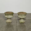 A Pair Of Classic Concrete Garden Urn Planters