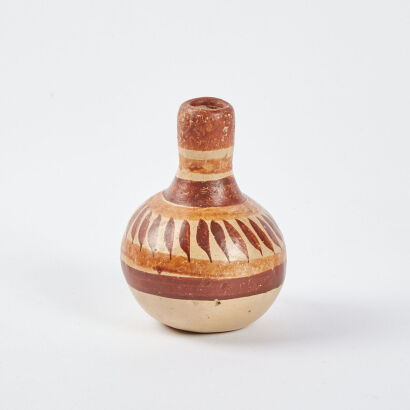 A Hand Painted Mexican Pot