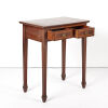 An Edwardian Mahogany Side Table, Marquetry Inlaid with Spade Feet - 2