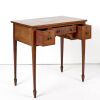 A Mahogany Sheraton Sidetable with Three Frieze Drawers - 2