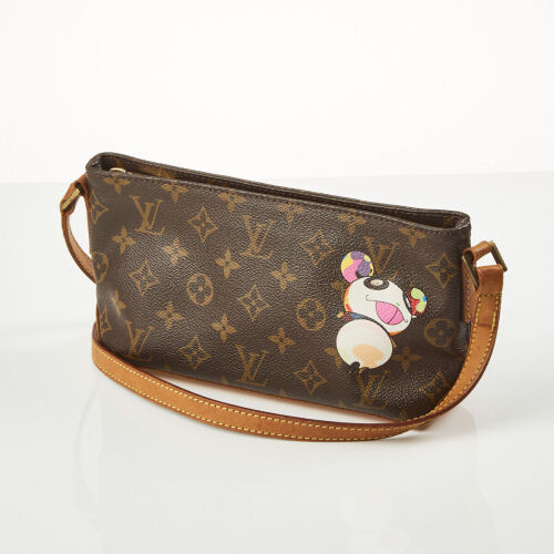 Louis Vuitton Monogram Takashi Murakami Panda Trotteur Bag