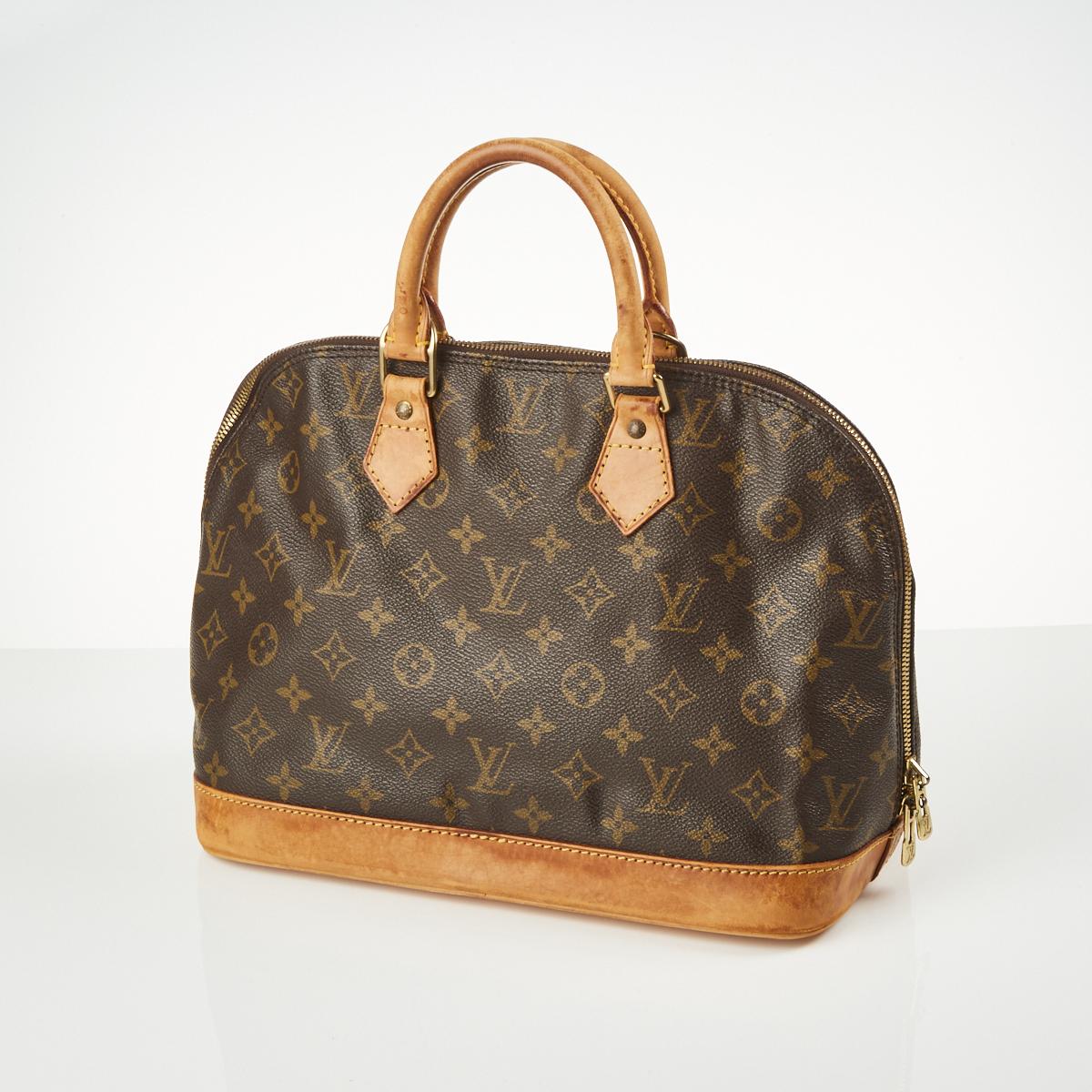 Louis Vuitton Monogram Alma Bag PM Brown