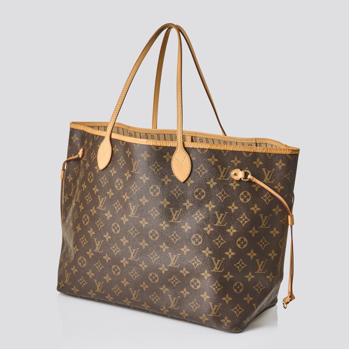 Sold at Auction: Louis Vuitton, Louis Vuitton, Neverfull Tote Bag