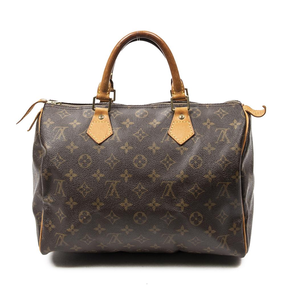 Sold at Auction: Louis Vuitton Speedy 30 Handbag - Monogram