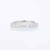 18ct White Gold, Modern ,.75ct Diamond Ring