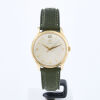 14ct Gold Filled, Gents, Omega Wristwatch on Green Leather Strap