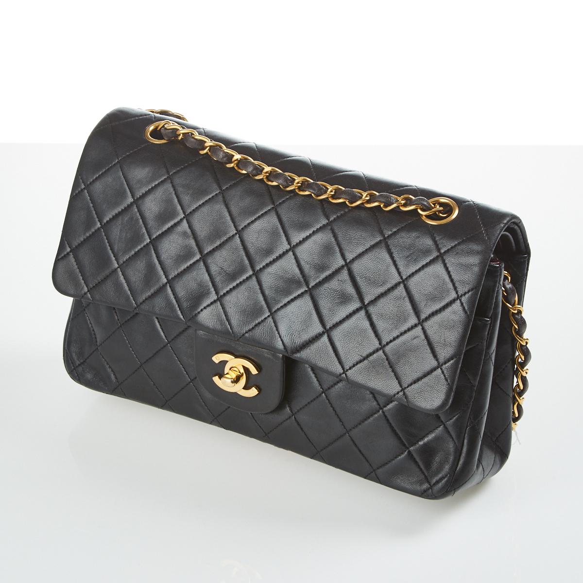 Chanel Vintage Classic Double Flap Bag 26