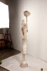 A Marble Figural Lamp on Column Base - 3