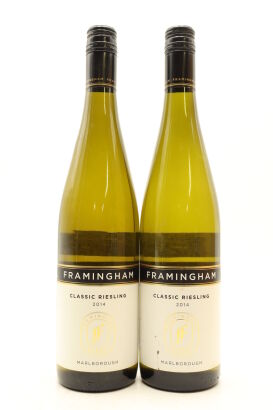 (2) 2014 Framingham Classic Riesling, Marlborough [JR16.5]