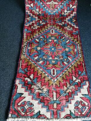 A Narrow Hand Knotted Persian Runner