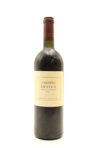 (1) 2006 Te Mata Estate Awatea Cabernets Merlot, Hawke's Bay