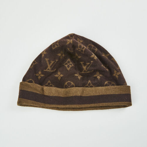 Louis Vuitton Monogram 70% Cashmere and 30% Silk Beanie