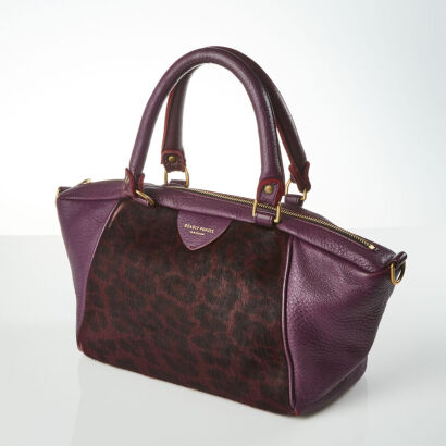 Deadly Ponies Purple Leather Bag