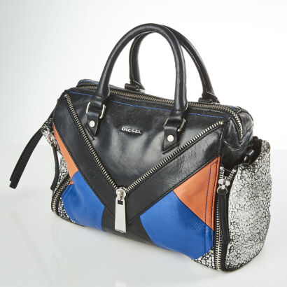 Diesel Le Zipper Leather Bag