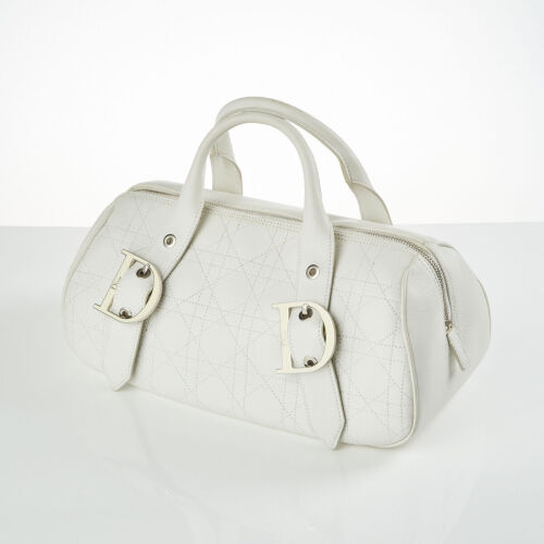 Christian Dior Cannage Boston Bag