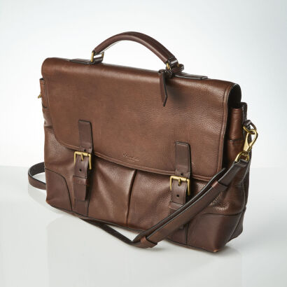 Coach Brown Leather Briefcase