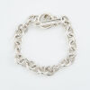 Tiffany & Co, Sterling Silver Oval Link 19cm Bracelet