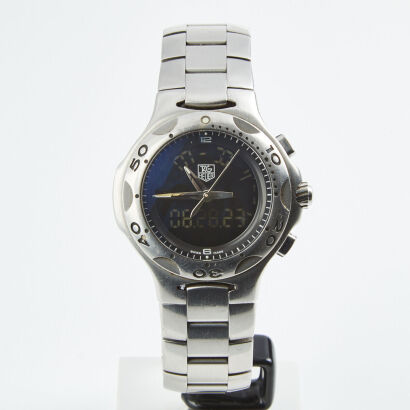 Stainless Steel, 39mm Tag Heuer 2000 Series Wristwatch