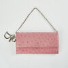 Christian Dior Pink Ostrich Wallet on Chain