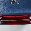 Louis Vuitton Capucines, Navy Blue Pebbled Leather Wallet - 2