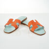 Hermès Bi-Colour Oran Sandals, Size 41 1/2