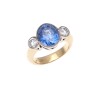 18ct Sapphire and Diamond Ring