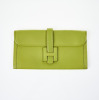 Hermès Vert Anis Chèvre Mysore Jige Elan 29 Clutch with Box