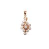 14ct Rose Gold Diamond Pendant