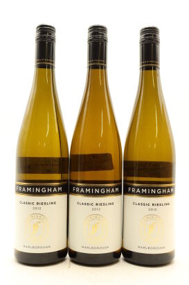 (3) 2012 Framingham Classic Riesling, Marlborough [BC95]