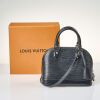 Louis Vuitton Noir Epi Alma BB Bag with Box - 2