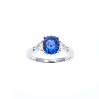 18ct Sapphire and Diamond Ring