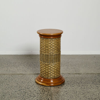 A Vintage Ratan Plinth