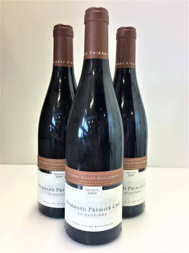 (3) 2009 Thierry Violot-Guillemard 'La Platiere' Pommard 1er Cru