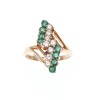 10ct Emerald and Diamond Ring