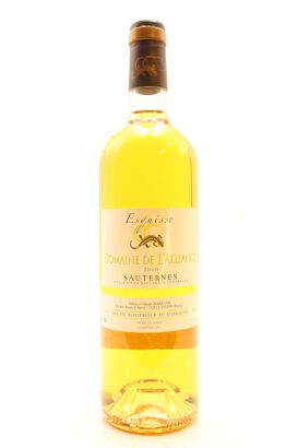 (1) 2010 Domaine de l'Alliance, Sauternes