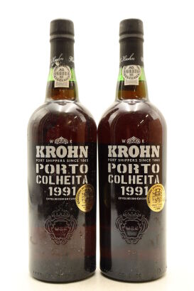 (2) 1991 Wiese & Krohn Colheita Port, Portugal