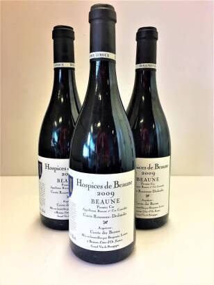 (3) 2009 Hospices de Beaune Cuvee Rousseau-Deslandes Beaune 1er Cru (Domaine Benjamin Leoux)