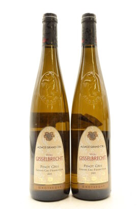 (2) 2015 Willy Gisselbrecht & Fils Pinot Gris Frankstein, Alsace Grand Cru