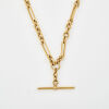 9ct Yellow Gold, 51cm Fob Chain with T bar