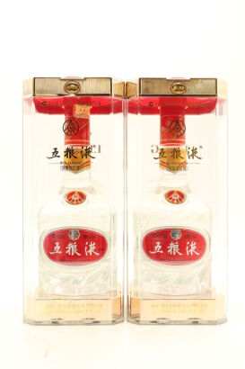 (2) 2014 Wuliangye, 39% ABV, 500ml (GB)