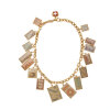 18ct Estate Charm Necklace